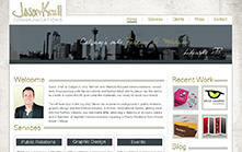 Website Design for Calgary PR and Marketing Company Website Design for Calgary PR and Marketing Company