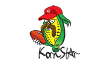 Korn Star Logo and Mascot Design Korn Star Logo and Mascot Design
