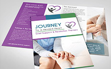 Brochure Design for a Grief Counselor Brochure Design for a Grief Counselor