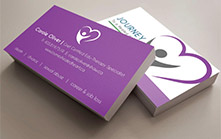 Business Card Design For a Grief Counselor Business Card Design For a Grief Counselor