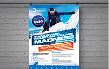Flyer Design for Snowboarding Excursion Flyer Design for Snowboarding Excursion