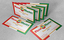 Business Card Design for Calgary Pizza Restaurant Business Card Design for Calgary Pizza Restaurant