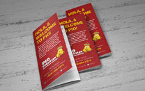 Mail-out Menu Design for a Calgary Restaurant Mail-out Menu Design for a Calgary Restaurant