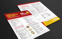 Menu Design for a Local Restaurant Menu Design for a Local Restaurant