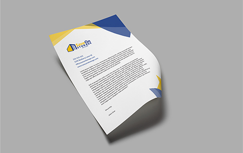 Storage Company Letterhead Design Storage Company Letterhead Design